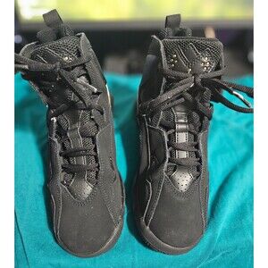 Size 5.5 - Jordan True Flight Black Metallic Gold